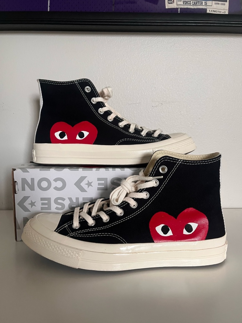 Converse Chuck Taylor All Star 70 Hi Comme des Garcons PLAY Black (Used Men’s 9)